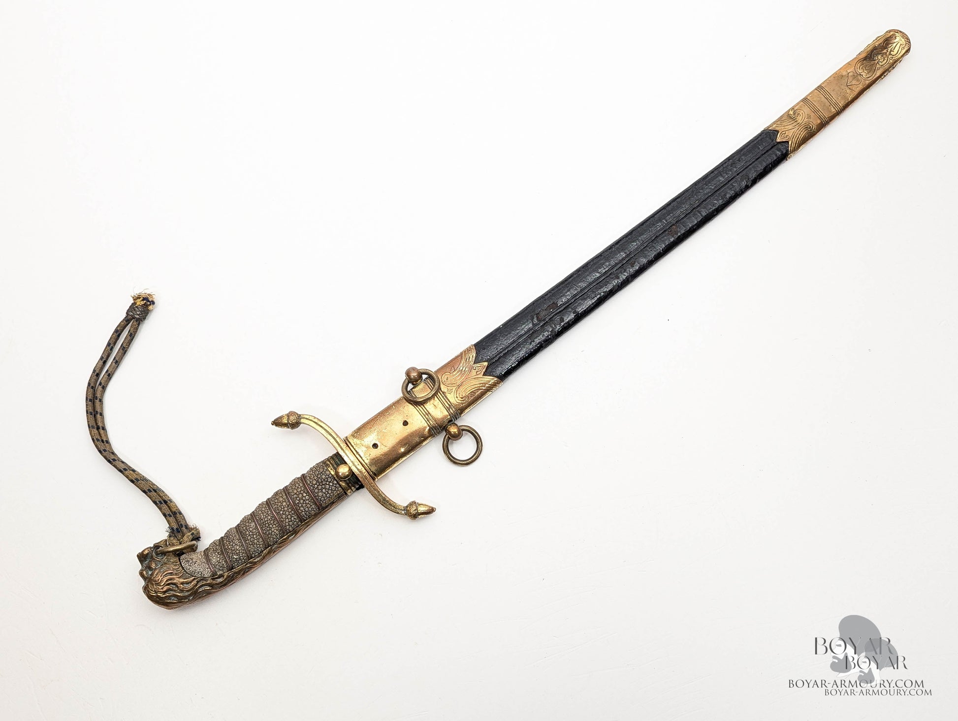 Victorian Royal Navy Midshipman’s Dirk by Gieve Dagger