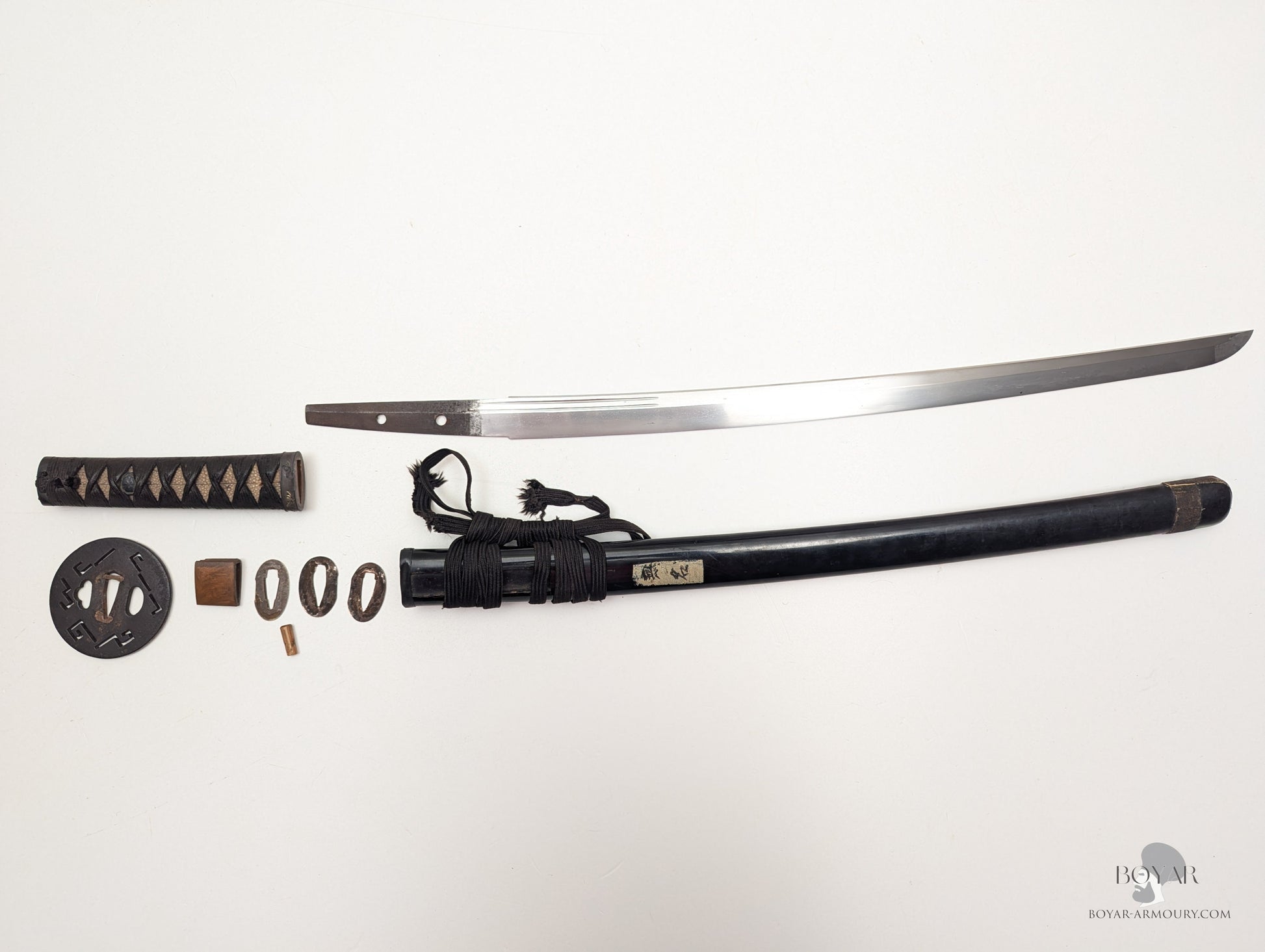 Wakizashi Edo Period Mumei Sword