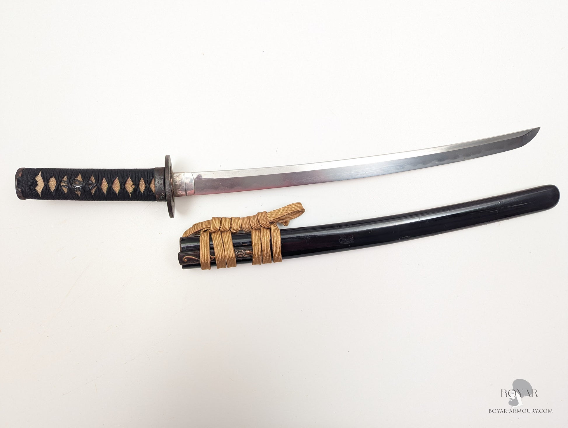Wakizashi Muromachi Period Bishuosafune Sukesada 1574 Dragon Kozuka Sword