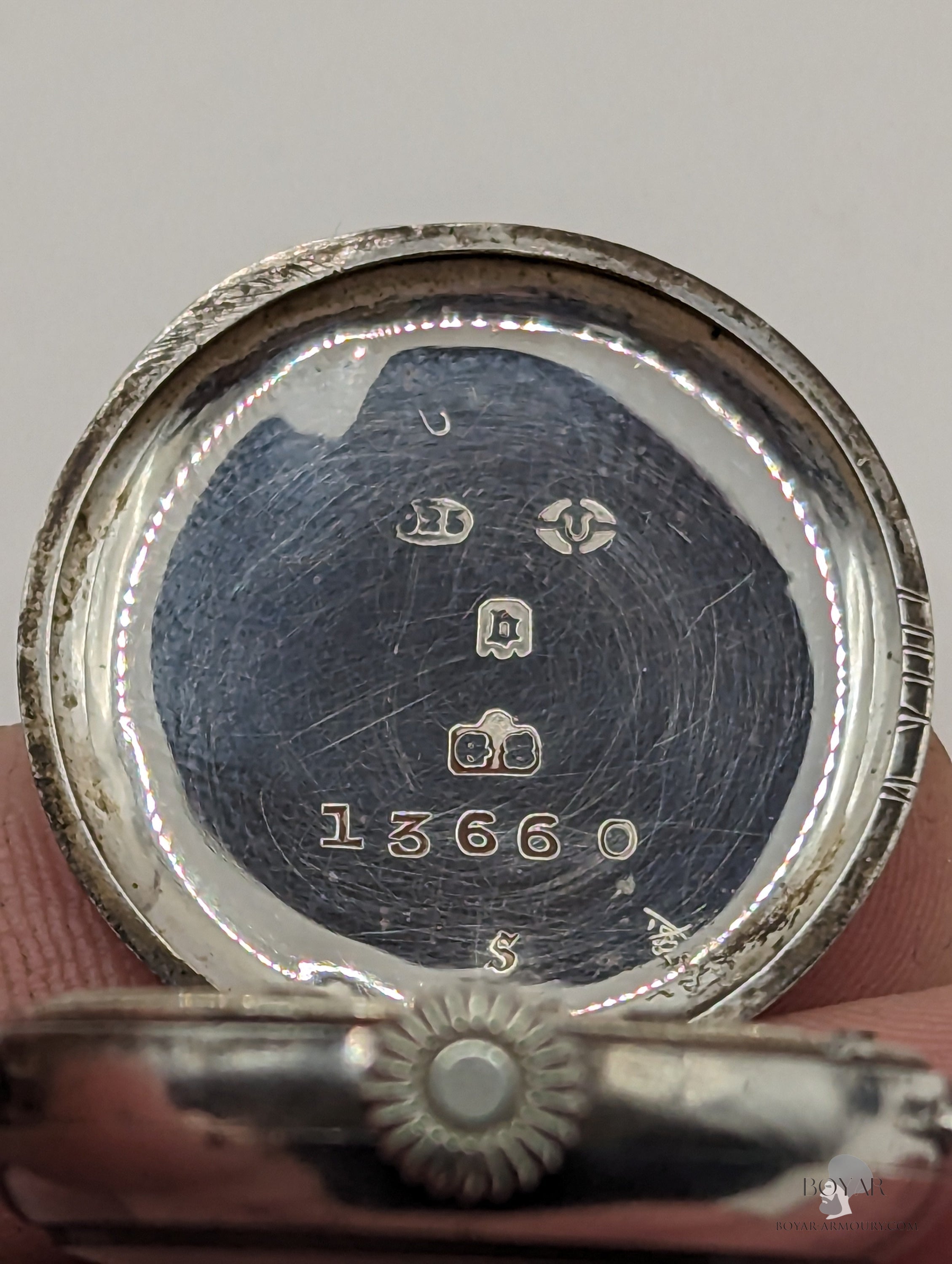 WW1 Silver Trench Watch, Swiss Movement, London Import 1917 – Boyar Armoury